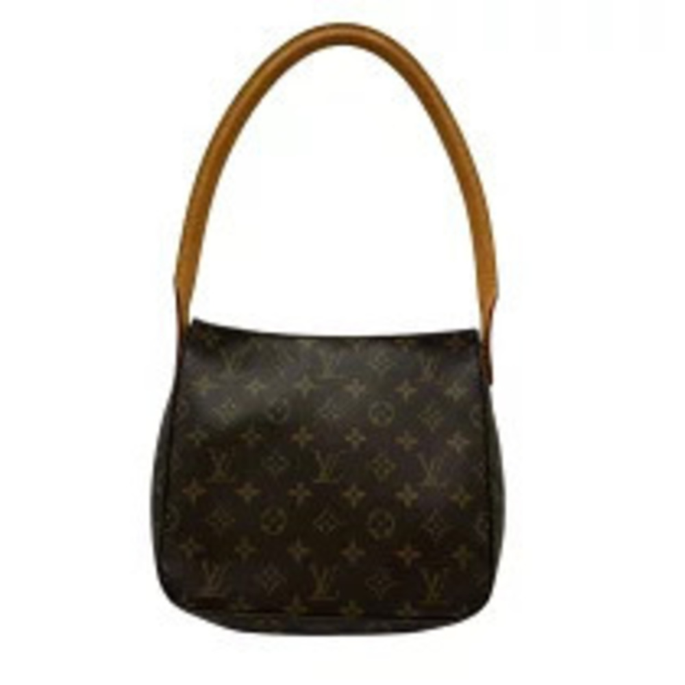 Louis Vuitton Looping Brown Monogram Leather Shoulder Bag
